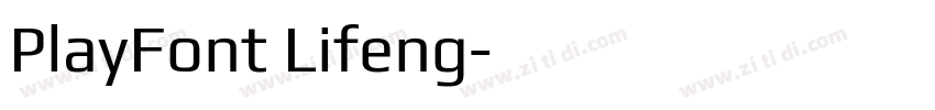 PlayFont Lifeng字体转换